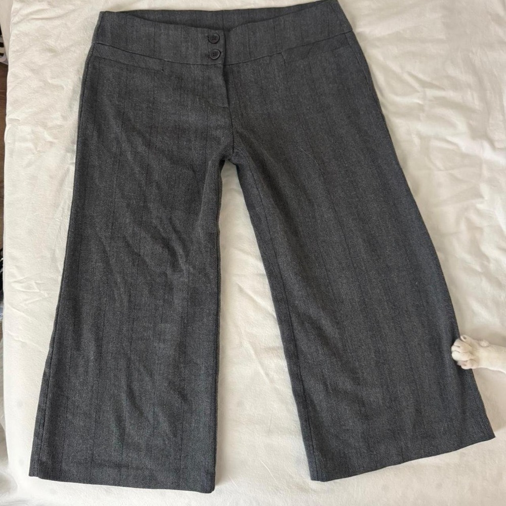 Grey‎ pinstripe Capri trousers - Picture 5 of 7
